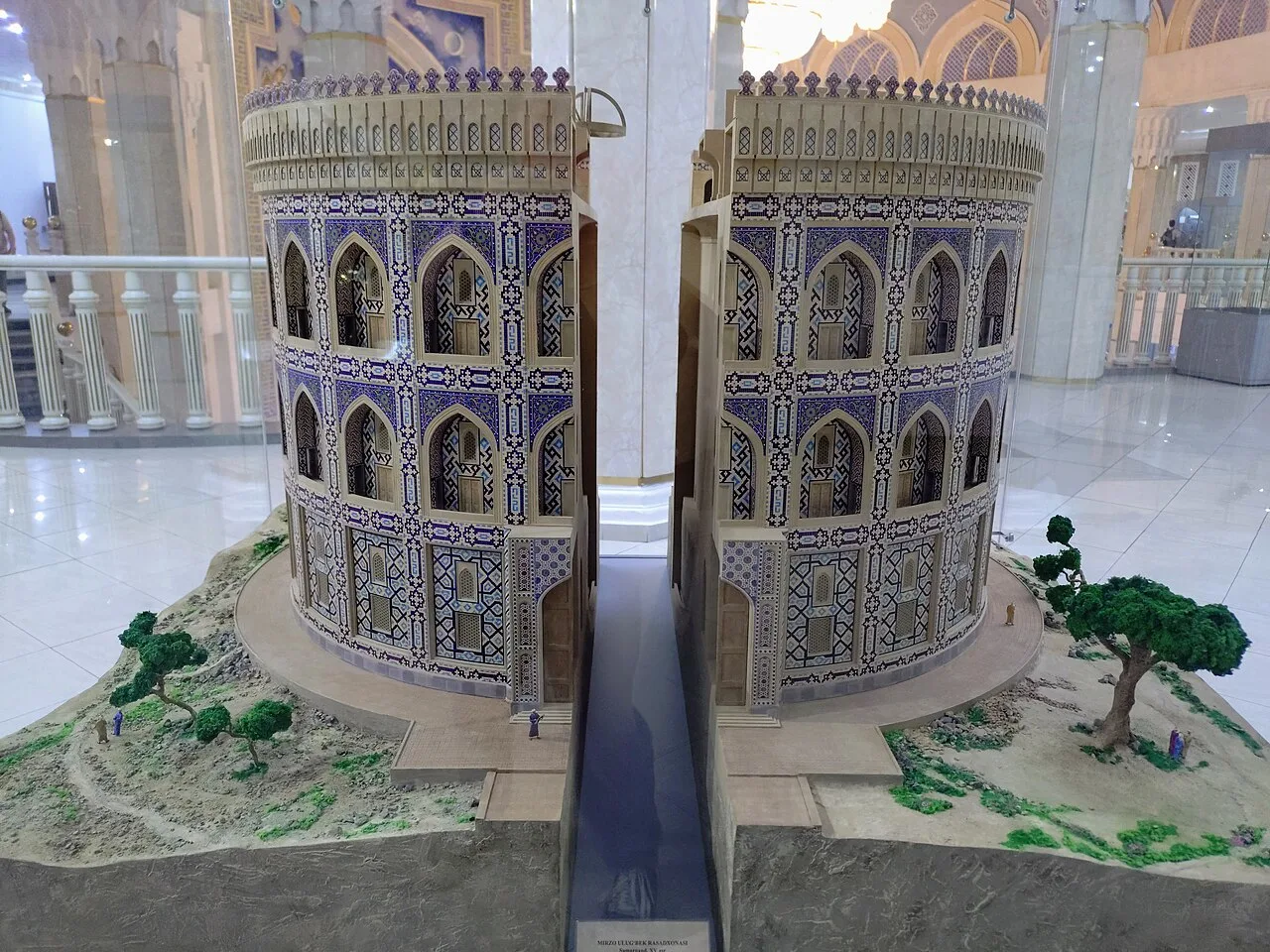 Ulugh Beg's madrasa and observatory historical image 1