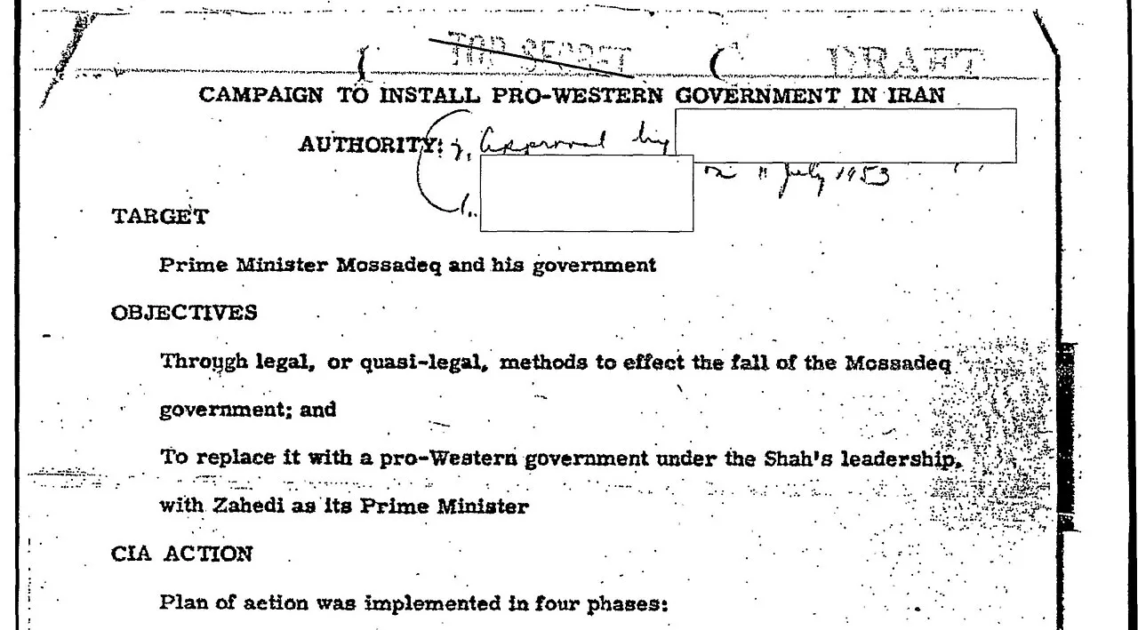 Iranian coup historical image 1