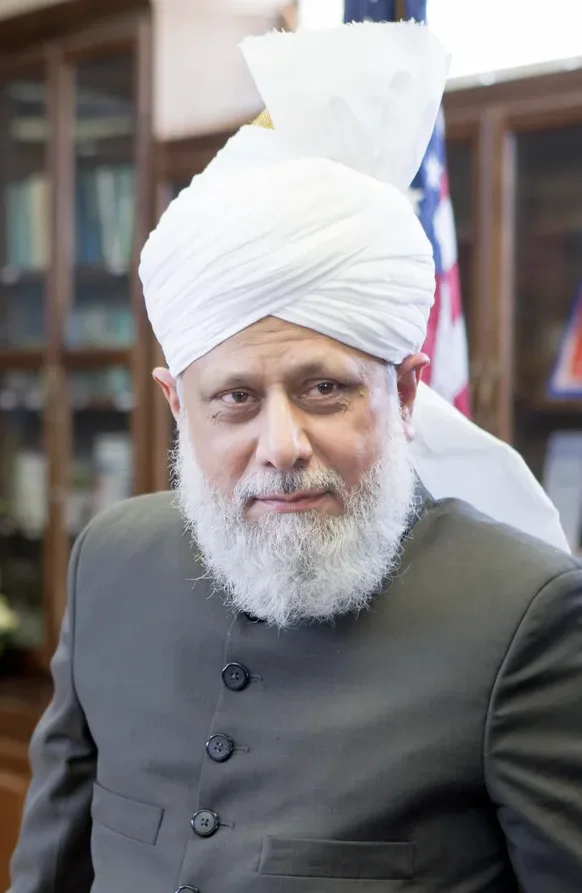 Portrait of Mirza Masroor Ahmad